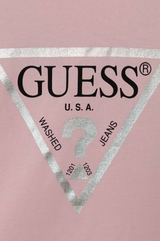 Дитяча футболка Guess колір рожевий (3529769) фото 3