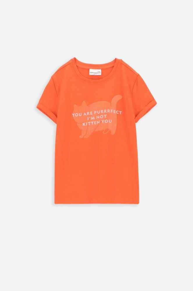Дитяча футболка Coccodrillo колір помаранчевий (3619310)