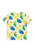 Дитяча футболка Mini Rodini колір жовтий візерунок (3266592)