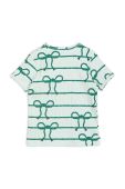 Дитяча футболка Mini Rodini колір зелений візерунок (3269428)