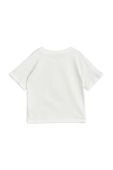 Дитяча бавовняна футболка Mini Rodini колір білий з принтом (3269445) Дитяча бавовняна футболка Mini Rodini колір білий з принтом (3269445)
