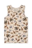 Дитячий топ Konges Sl?jd 2-pack колір бежевий візерунок