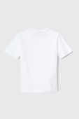 Дитяча бавовняна футболка BOSS колір білий з принтом (3405005)