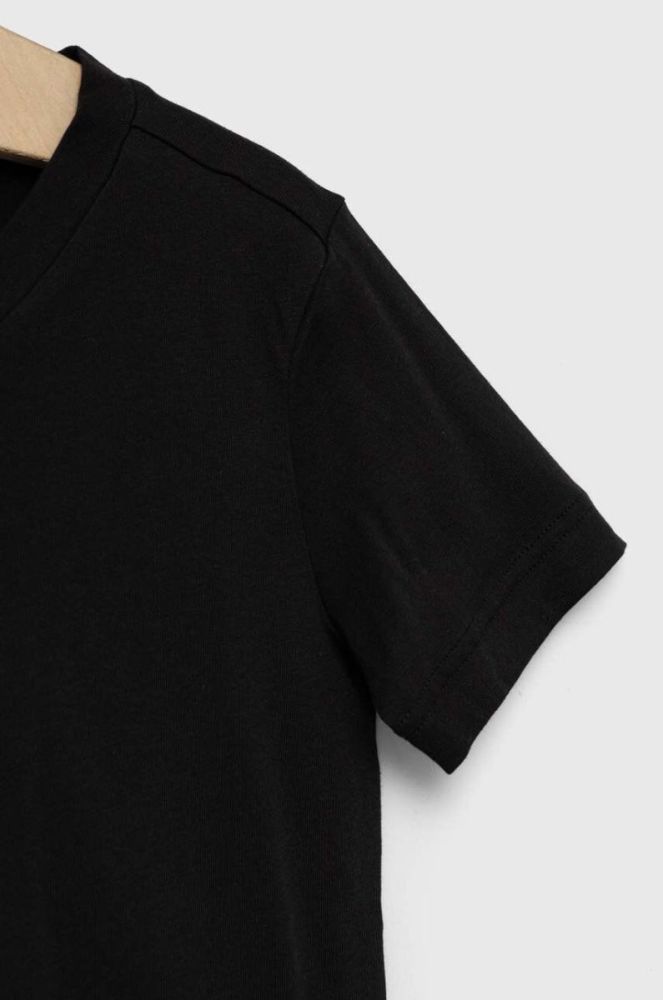 Дитяча бавовняна футболка adidas Performance ENT22 TEE Y колір чорний з аплікацією фото 3