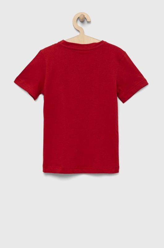 Дитяча бавовняна футболка adidas Performance ENT22 TEE Y колір червоний однотонна фото 2
