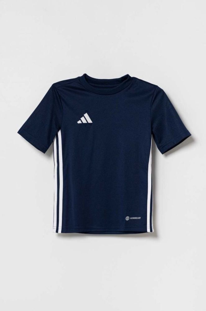 Дитяча футболка adidas Performance TABELA 23 JSY Y колір синій з аплікацією фото 2