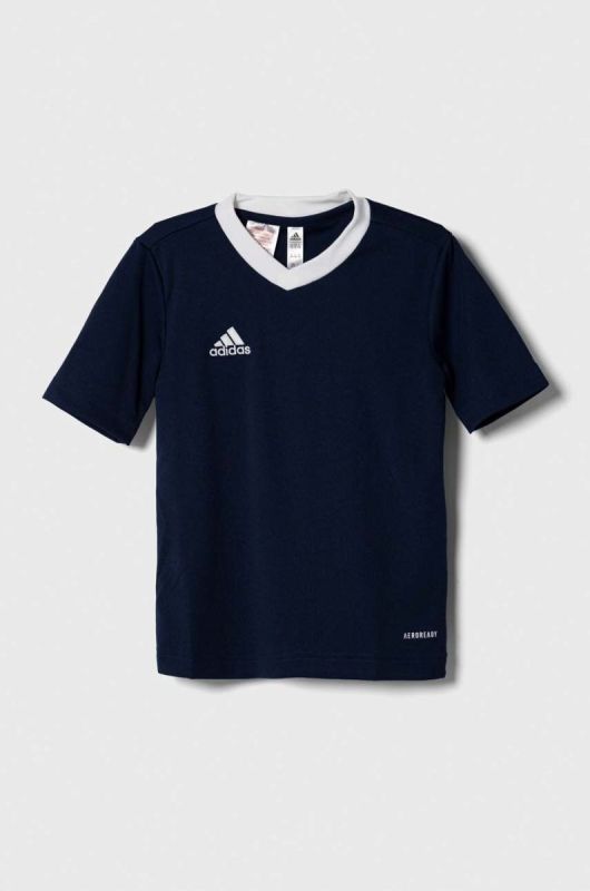 Дитяча футболка adidas Performance ENT22 JSY Y колір синій візерунок