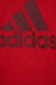 Дитяча бавовняна футболка adidas колір червоний з принтом (3328922)