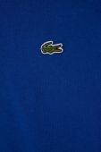 Дитяча бавовняна футболка Lacoste однотонний колір блакитний