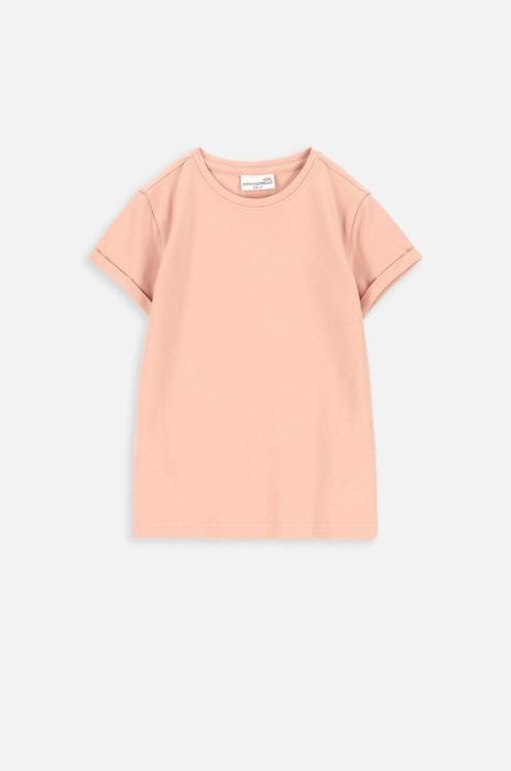 Дитяча футболка Coccodrillo колір рожевий однотонний Дитяча футболка Coccodrillo колір рожевий однотонний