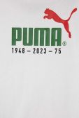 Дитяча футболка Puma No.1 Logo Celebration Tee B колір білий з принтом