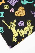 Дитяча бавовняна футболка Coccodrillo x Scooby Doo колір чорний з принтом
