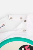 Дитяча футболка Coccodrillo колір білий з принтом