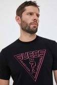 Футболка Guess чоловічий колір чорний з принтом (3310614)