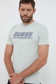 Футболка Guess чоловічий колір зелений з аплікацією (3310620)