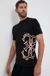 Футболка Guess чоловічий колір чорний візерунок (3310632)