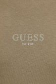 Бавовняна футболка Guess колір зелений з аплікацією (3310649)