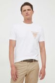 Футболка Guess чоловічий колір білий з аплікацією (3316955)