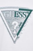 Бавовняна футболка Guess колір білий з аплікацією (3382251)