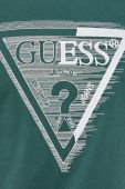 Бавовняна футболка Guess колір зелений з аплікацією (3382248)