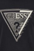 Бавовняна футболка Guess колір чорний з аплікацією (3382257)