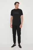 Футболка Karl Lagerfeld чоловічий колір чорний візерунок (3313939)