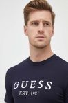Футболка Guess чоловічий колір синій з принтом (3493928)