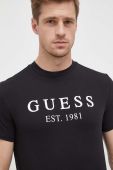Футболка Guess чоловічий колір чорний з принтом (3493933)