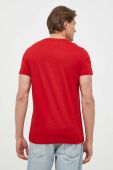 Бавовняна футболка Tommy Hilfiger колір червоний з принтом (3257193)