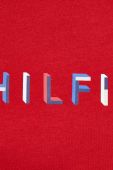 Бавовняна футболка Tommy Hilfiger колір червоний з принтом (3257193)