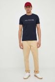 Бавовняна футболка Tommy Hilfiger колір синій з принтом (3257144)