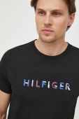 Бавовняна футболка Tommy Hilfiger колір чорний з принтом (3257137)