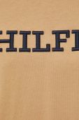 Бавовняна футболка Tommy Hilfiger колір бежевий з аплікацією (3257208)