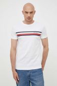 Бавовняна футболка Tommy Hilfiger колір білий з принтом (3257238)