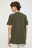 Бавовняна футболка Les Deux колір зелений однотонний (3272309)