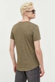 Футболка Tommy Jeans чоловічий колір зелений меланж (3536822)
