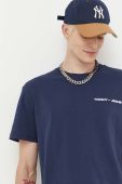 Бавовняна футболка Tommy Jeans колір синій з аплікацією (3536827)