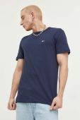Бавовняна футболка Tommy Jeans колір синій з аплікацією (3253911)