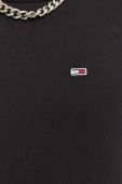 Бавовняна футболка Tommy Jeans колір чорний з аплікацією (3253906)