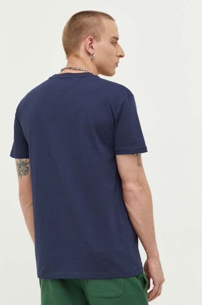 Бавовняна футболка Tommy Jeans колір синій однотонний (3284448) фото 3