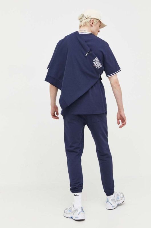 Бавовняна футболка Tommy Jeans колір синій з аплікацією (3282078) фото 2