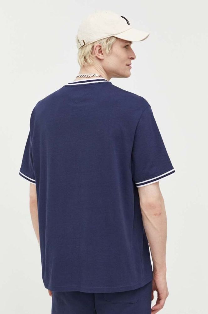 Бавовняна футболка Tommy Jeans колір синій з аплікацією (3282078) фото 3