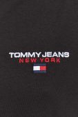 Бавовняна футболка Tommy Jeans колір чорний однотонний (3325896)