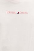 Бавовняна футболка Tommy Jeans колір рожевий візерунок