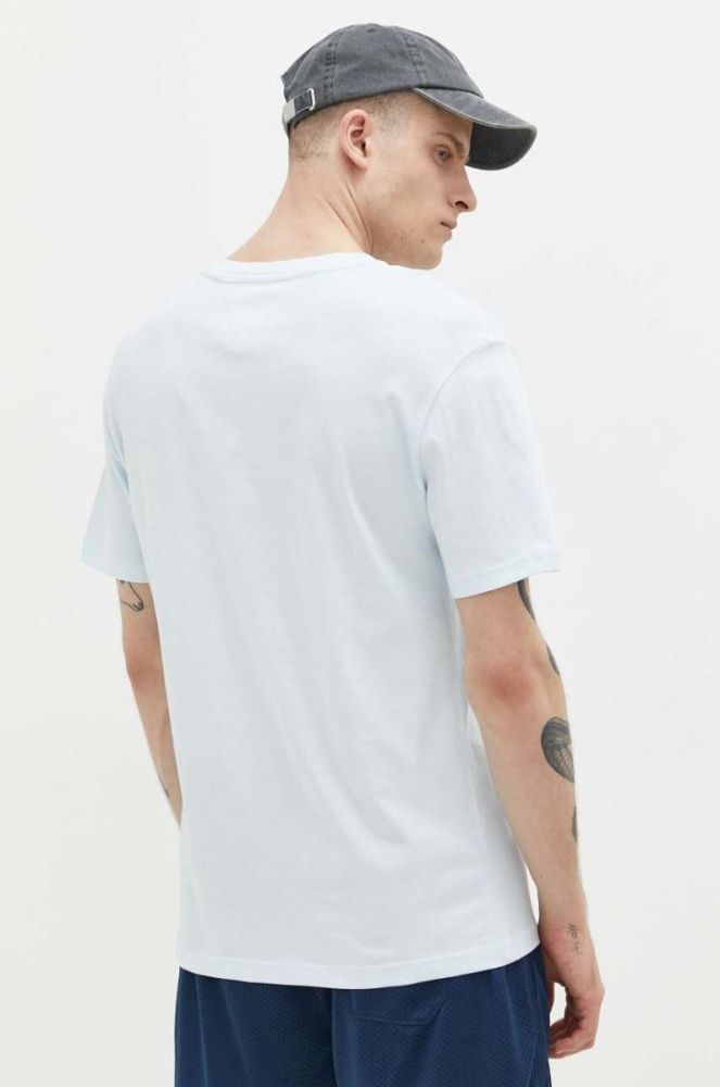 Бавовняна футболка Tommy Jeans візерунок колір блакитний (3246966) фото 3
