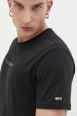 Бавовняна футболка Tommy Jeans колір чорний візерунок (3246956)