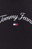 Бавовняна футболка Tommy Jeans колір чорний з аплікацією (3325902)