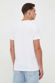 Бавовняна футболка lounge BOSS колір білий з принтом