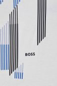 Бавовняна футболка Boss Green BOSS GREEN колір білий з принтом (3396182)