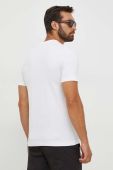 Бавовняна футболка BOSS колір білий з принтом (3478515)